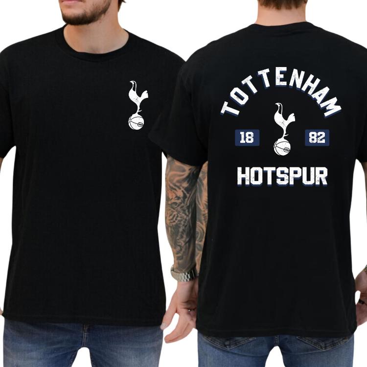 Tottenham Hotspur Football Club Mens Distressed Bird Logo Lightweight T-Shirt band merch Menswear Top Streetwear Tshirt Biker