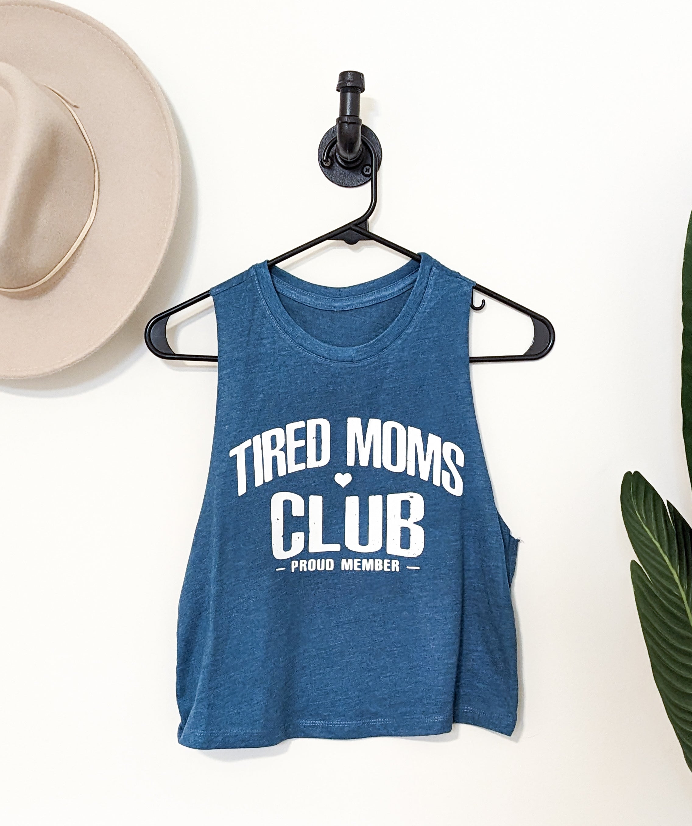 Tired Moms Club Slight Crop Tank