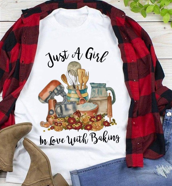 Just A Girl In Love With Baking Standard Women’s T-shirt