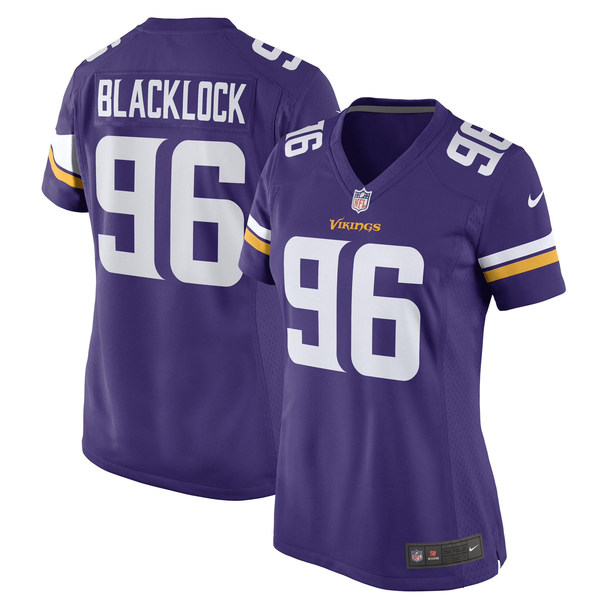 Ross Blacklock Minnesota Vikings Women's Game Player Jersey – Purple