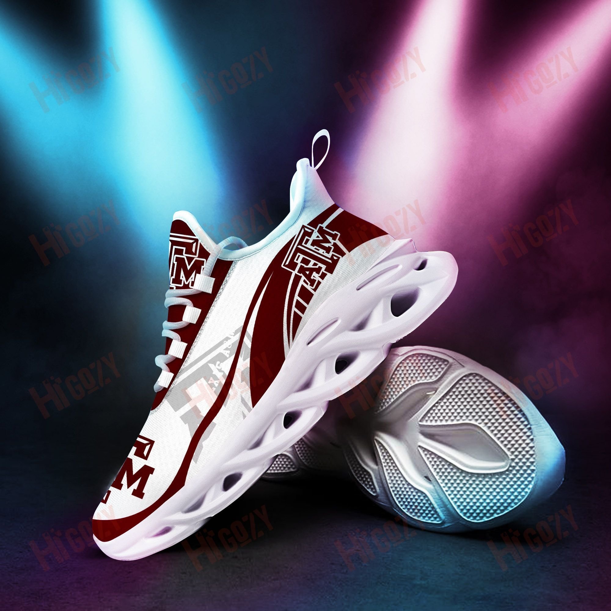 Texas A&M Aggies 3D Clunky Sneaker New Trending 2021 Summer N1642