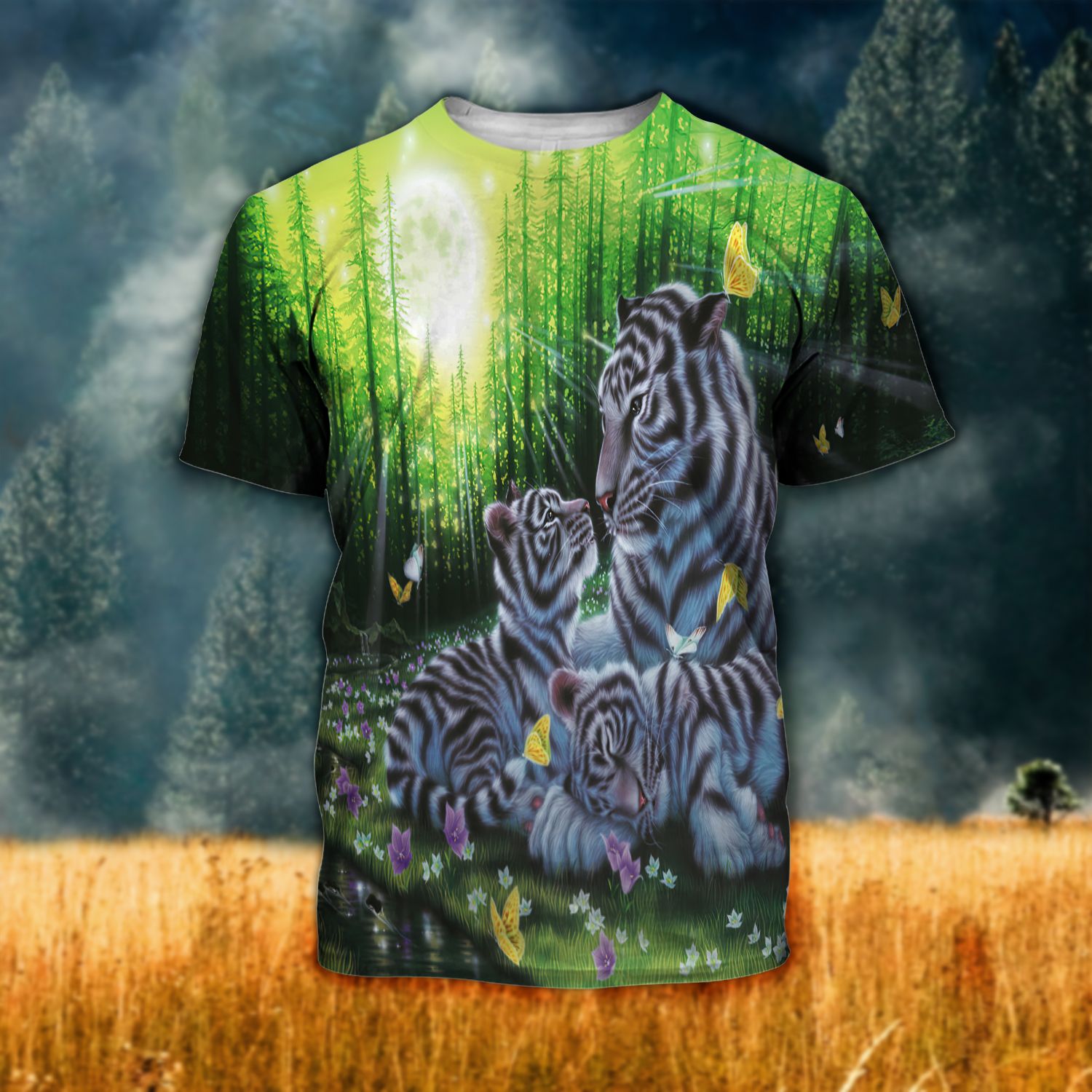 Tiger Ver02 Tthj170721Nvm Unisex 3D T-Shirt All Over Print