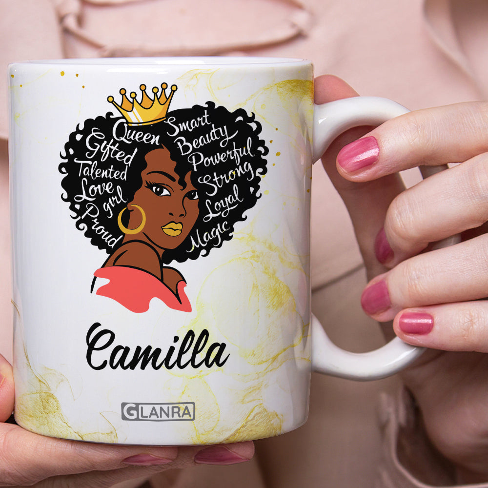 Black Queen Nutrition Fact Personalized Mug