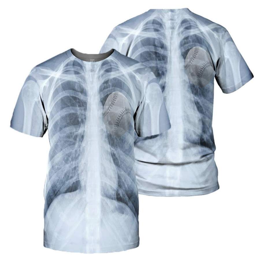 Baseball 3D All Over Printed Shirts For Men And Women 02