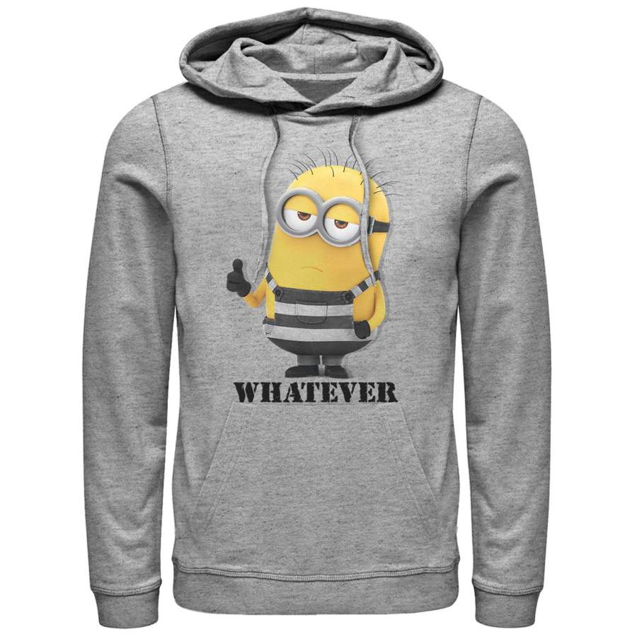 Despicable Me 3 Men’s Minion Whatever Prisoner  Lightweight Hoodie