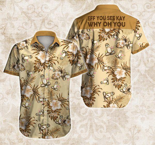 Sloth Hawaii Shirt For Men Women Adult Ha34562