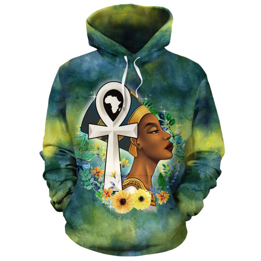 Queen Ankh All-over Hoodie