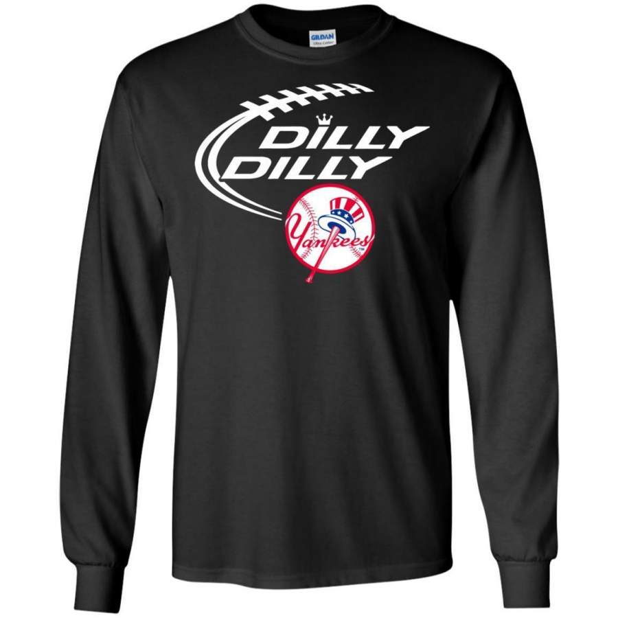 AGR Dilly Dilly Baseball New York Yankees Sport Long Sleeve T-shirt