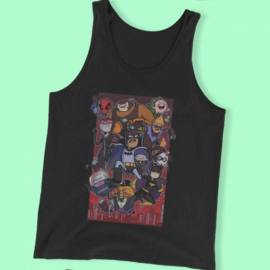 Batman And Joker Adventure Time Men’S Tank Top