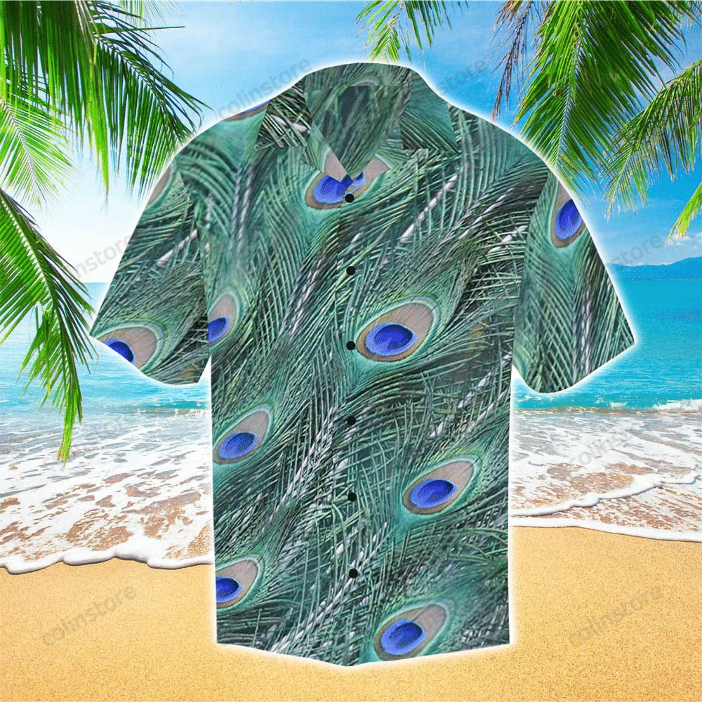 Peacock Aloha Hawaiian Perfect Shirt For Hawaiian Ha2855