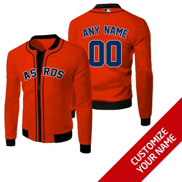 Houston Astros Personalized Bomber Jacket All Over Printed Bomber Jacket Us Size