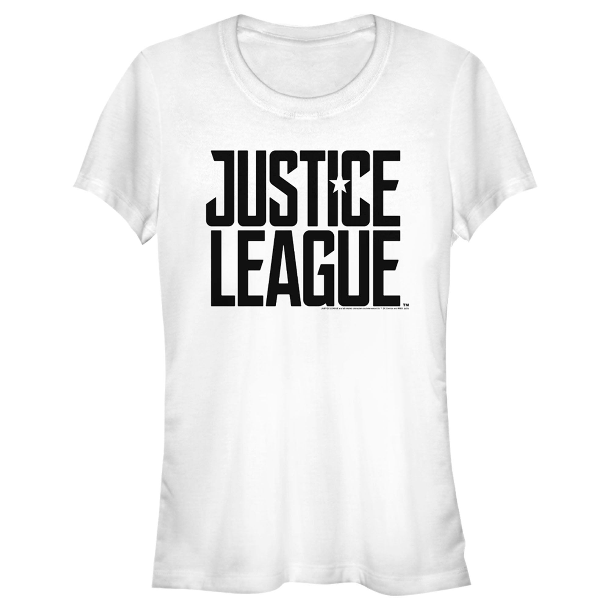 Zack Snyder Justice League Junior’S Stacked Large Logo  T-Shirt