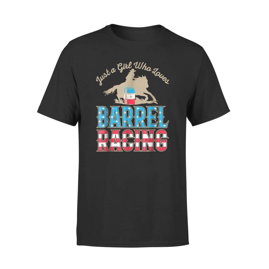 Just A Girl Who Loves Barrel Racing 02 T-Shirt