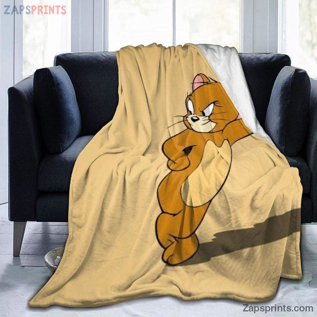 Tom And Jerry Movie Jerry Stand Pose Blanket