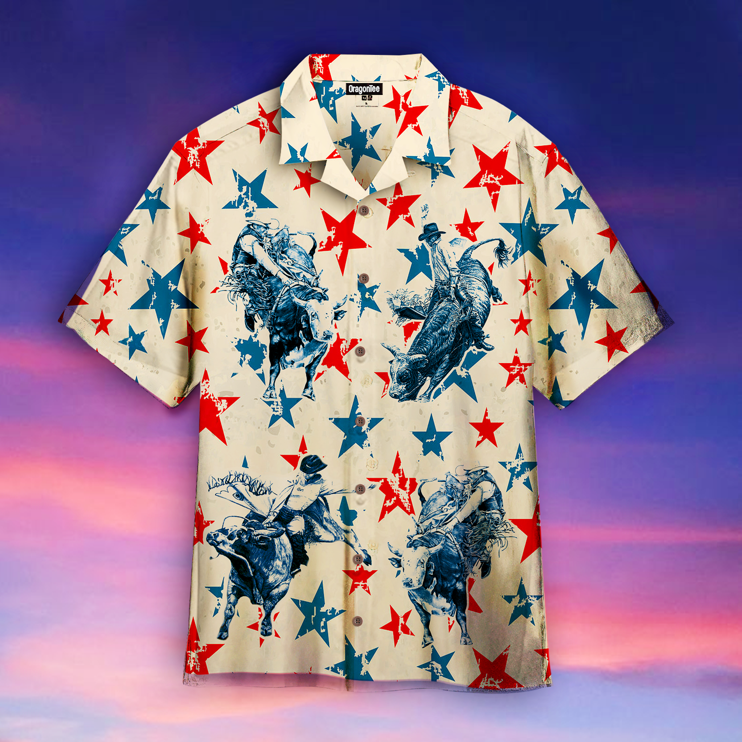 America Bull Riding Hawaii Shirt For Men Women Ha4359