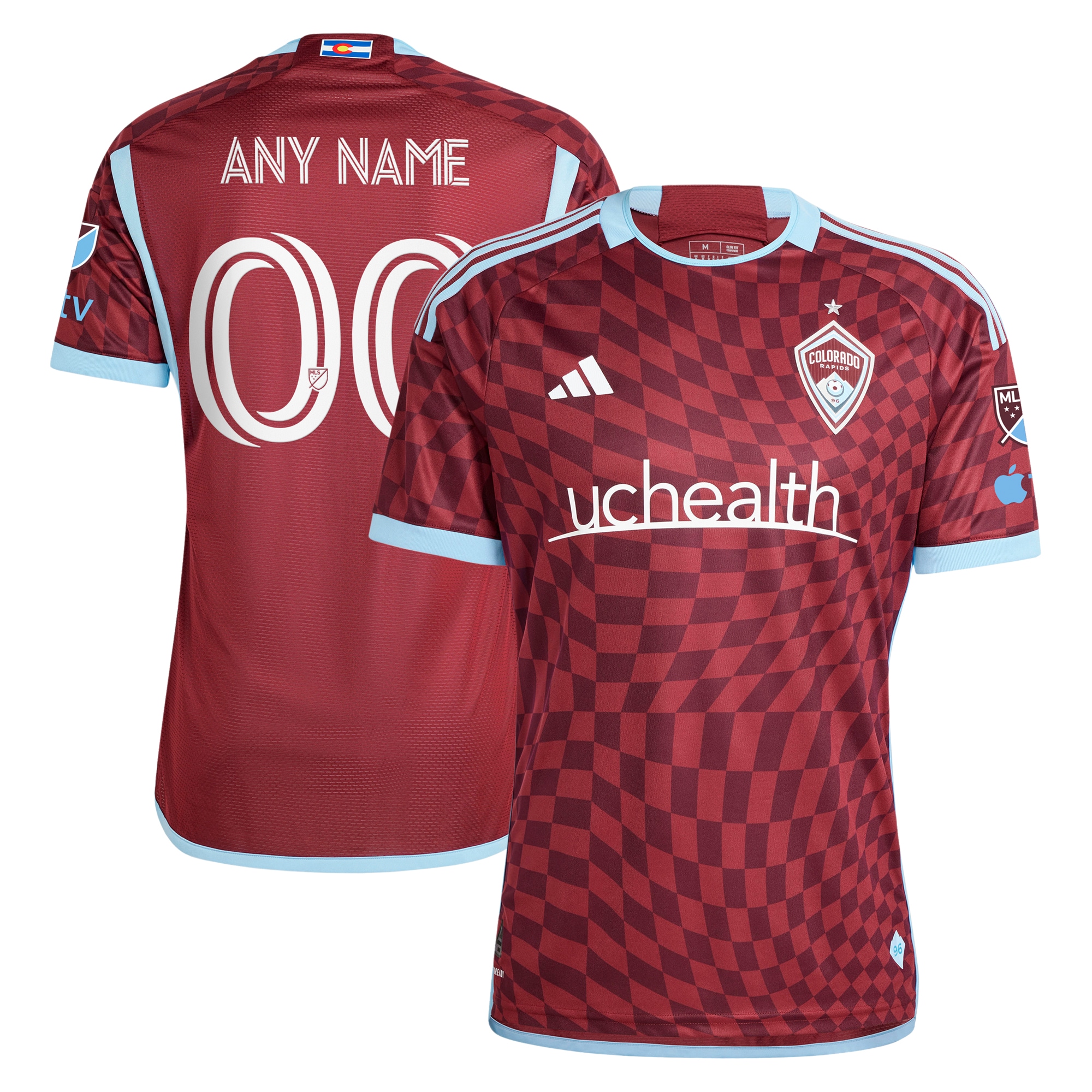 Colorado Rapids 2024 One Flag Kit Authentic Custom Jersey – Burgundy