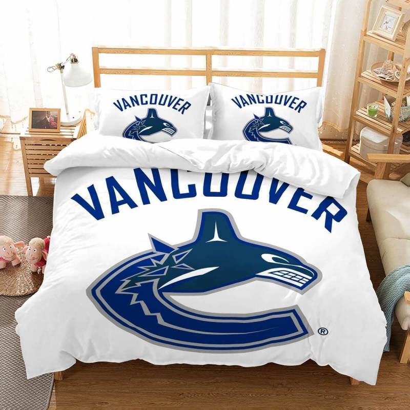 3D Customize Vancouver Canucks Et Bedroomet Bed 3D Customize Bedding Set Duvet Cover Set Bedroom Set Bedlinen