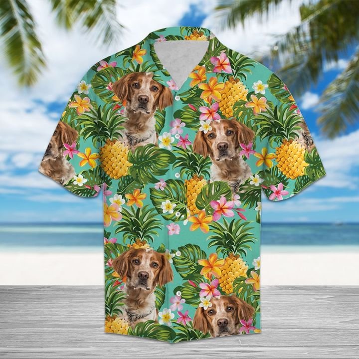 Tropical Pineapple Brittany Hawaiian Shirt Summer Button Up For Men, Women, Couple