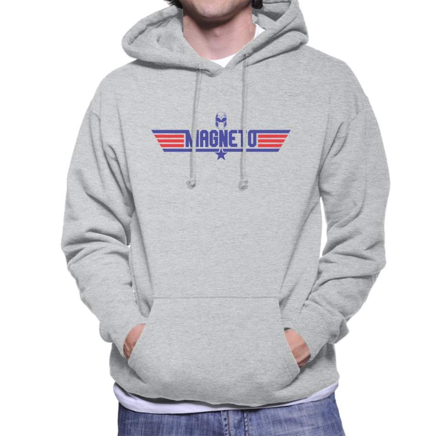 Top Gun Logo Magneto X Men Men’s Hooded Sweatshirt