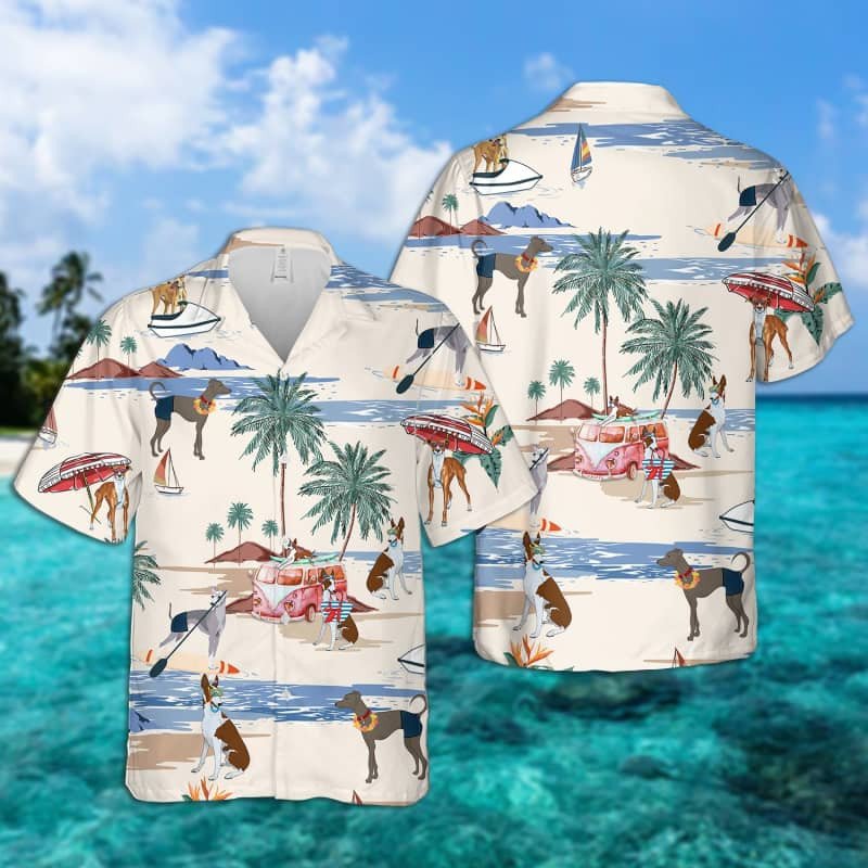 Felacia Greyhound Summer Beach Hawaii Shirt Ha57403