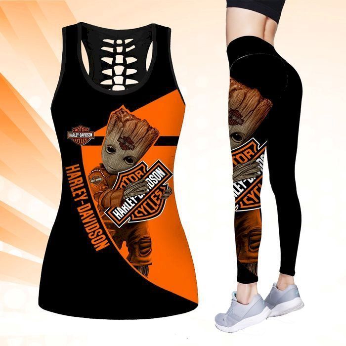 Womens Harley Davidson Harley Davidson Groot Tank Top And Leggings Set