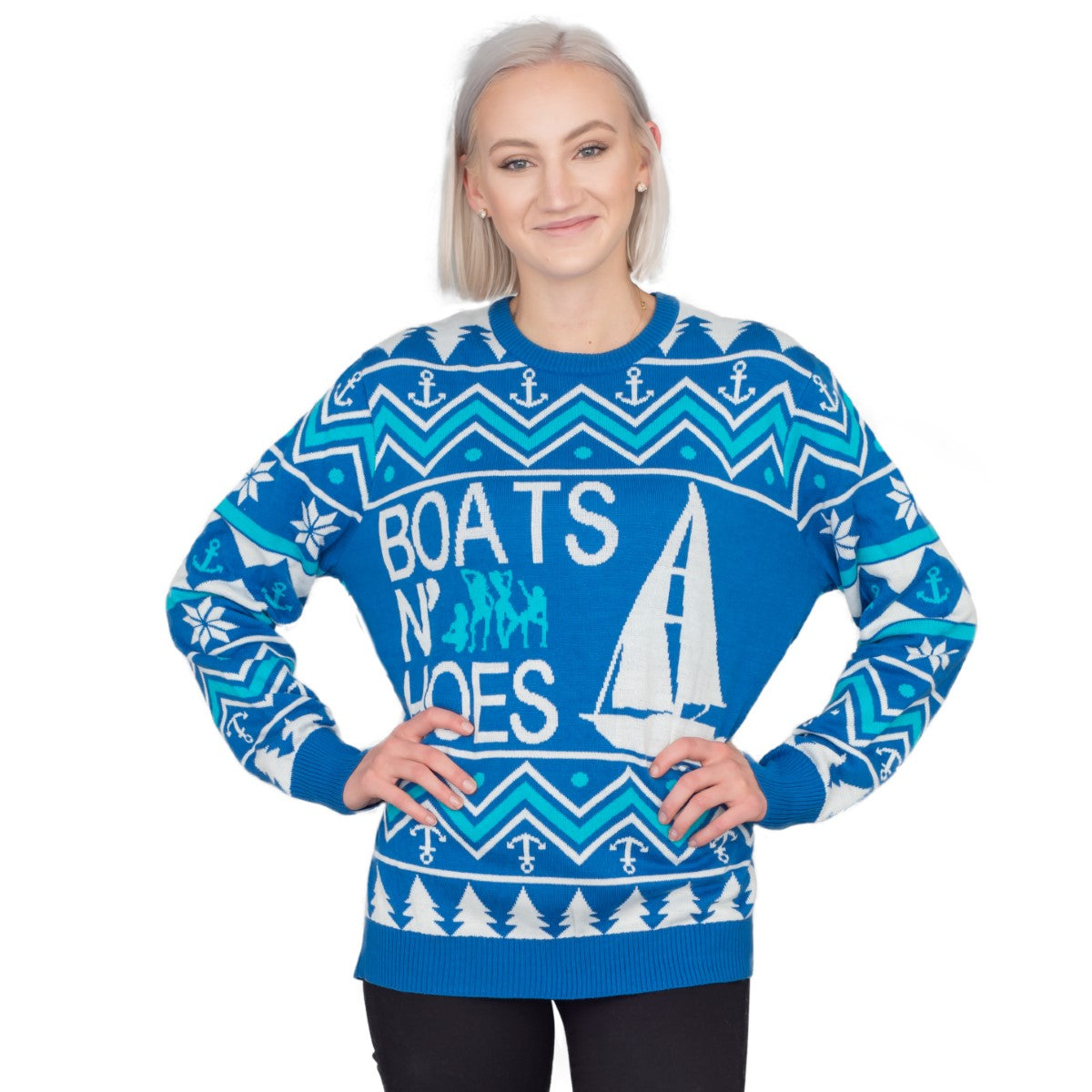 Women’S Step Brothers Boats N Hoes Ugly Sweater