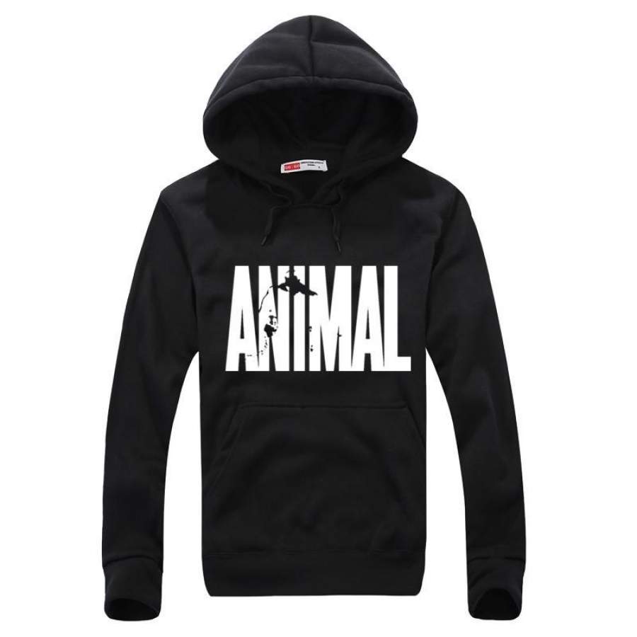 Animal Black Hoodie