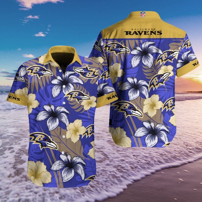 Hawaiian Shirt Baltimore Ravens Ha67102