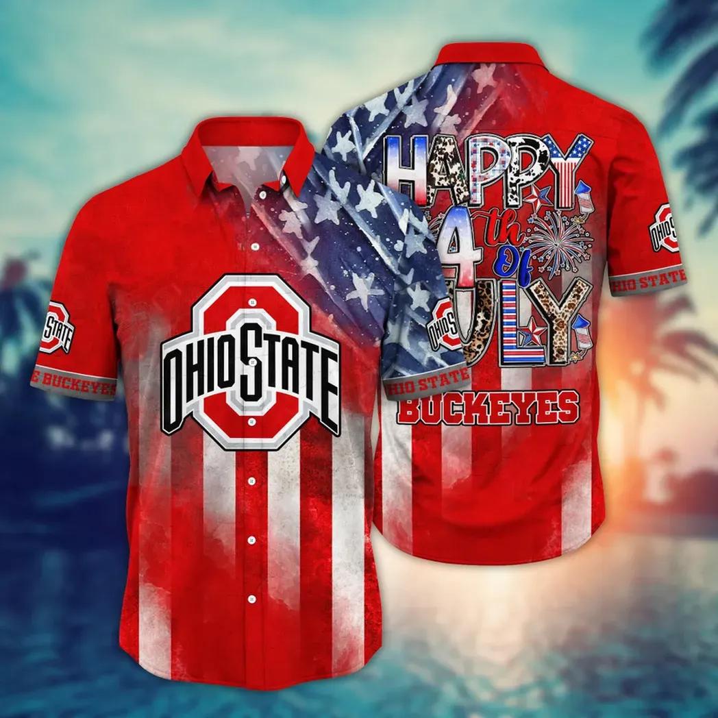 Ohio State Buckeyes Style Hot Trending Summer Ncaa Aloha Hawaiian Shirt 2, Ncaa Hawaiian Shirt