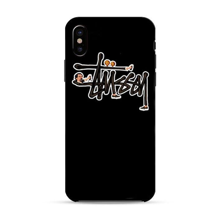 Vintage Stussy Logo Black iPhone XR 3D Case