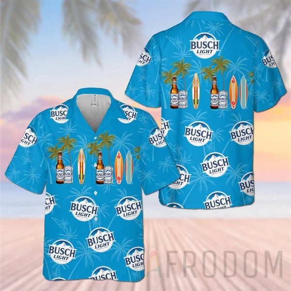 Palm Trees Hawaii Busch Light Hawaii Shirt