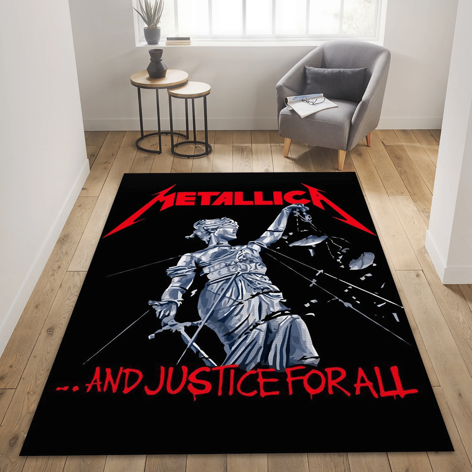 Wp7683645 Kill Em All Wallpapers Music Area Rug For Christmas, Living Room  Rug – Christmas Gift Us Decor