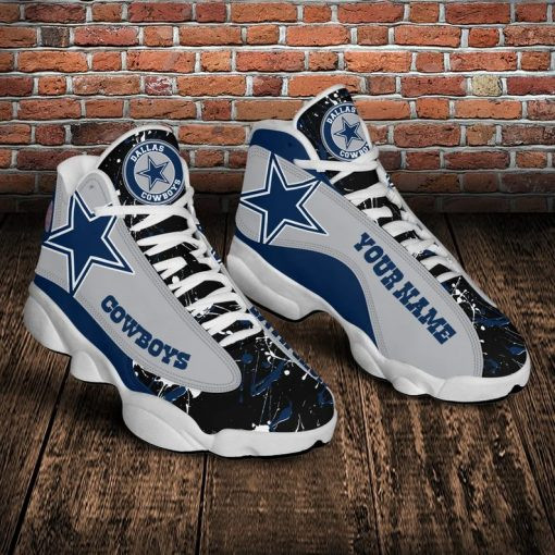 Dallas Cowboys Personalized Ajd13 Sneakers 11 – Teepoem Ltd