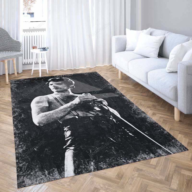 QUEEN FREDDIE MERCURY – Music Monochrome Art For Fans Area Rug Carpet