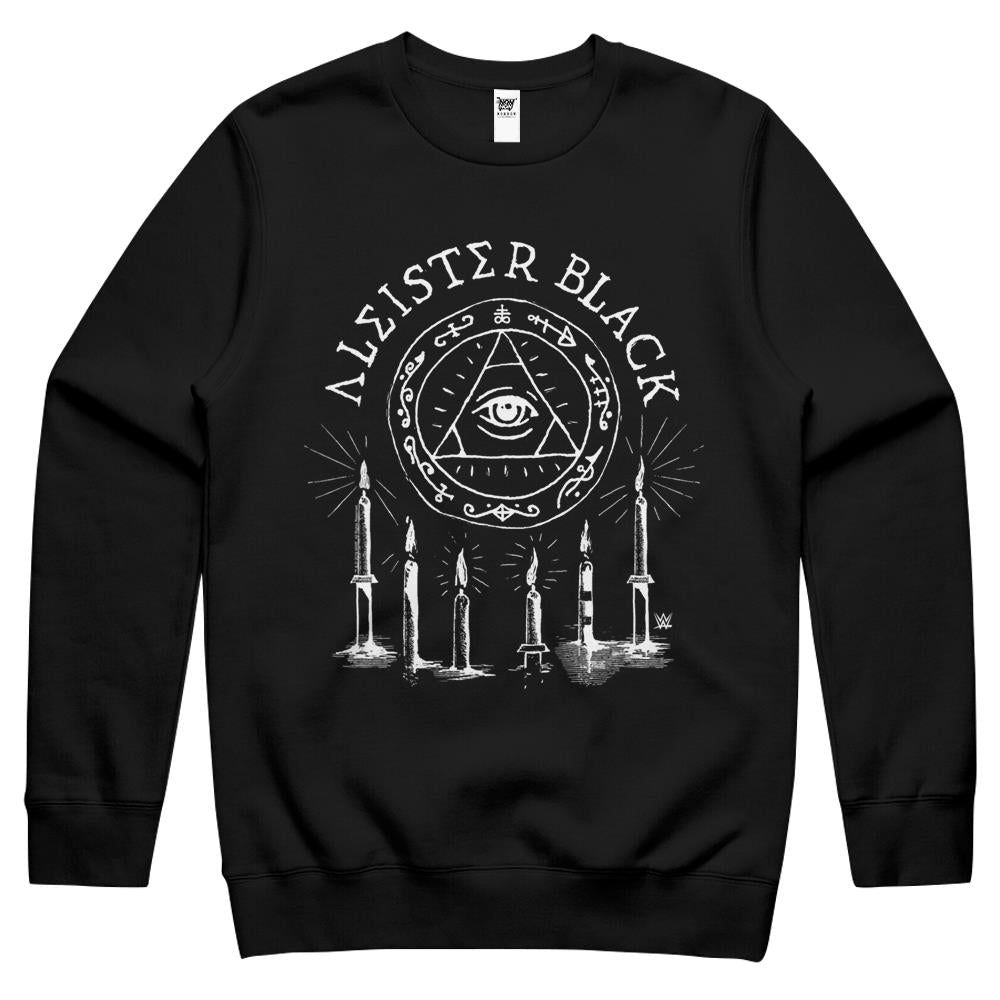 Wwe Aleister Black Skull Crewneck Sweatshirt