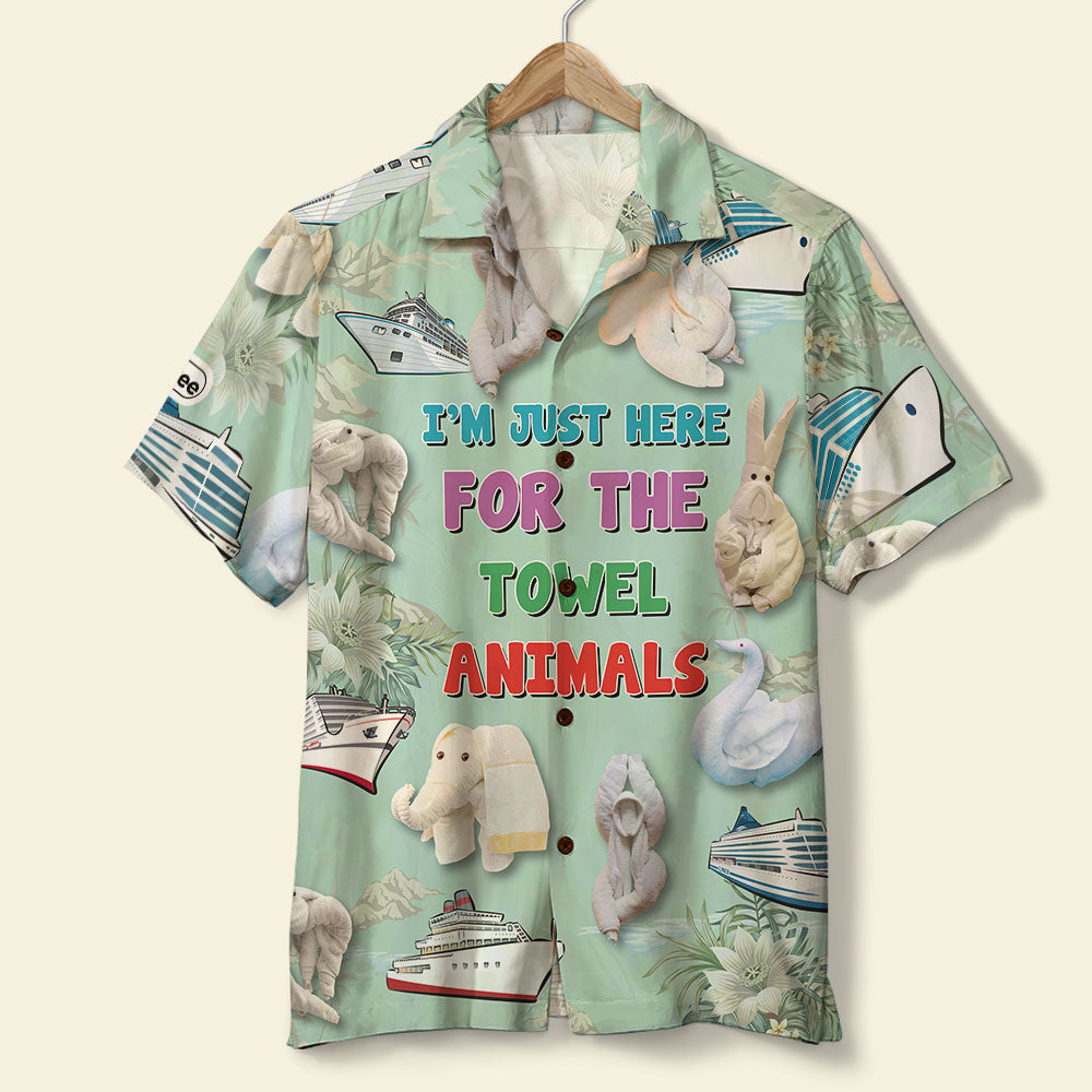 Cruising Hawaii Shirt Just Here For The Towel Animals Ha38587