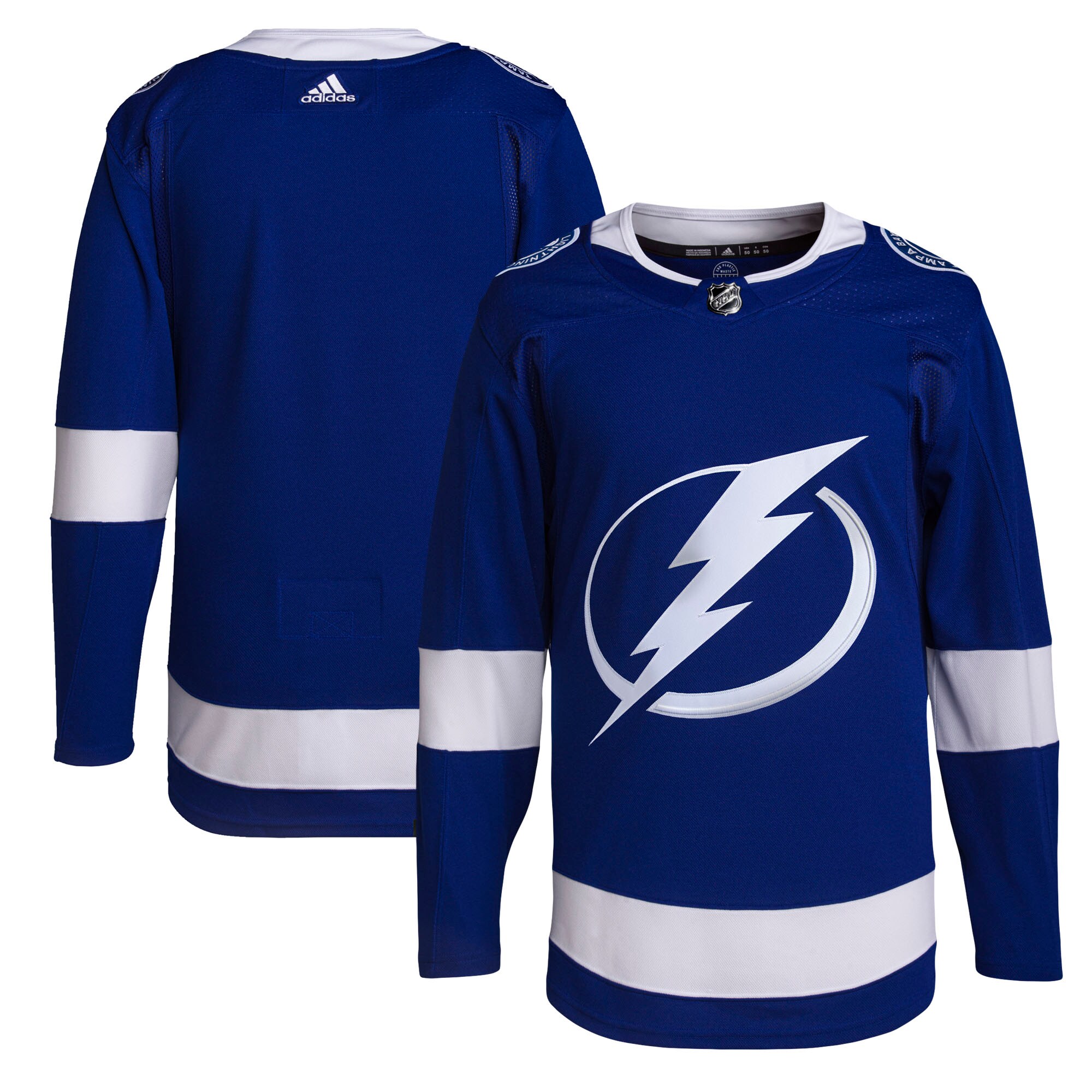 Men's Tampa Bay Lightning adidas Royal Home Primegreen Authentic Pro Jersey