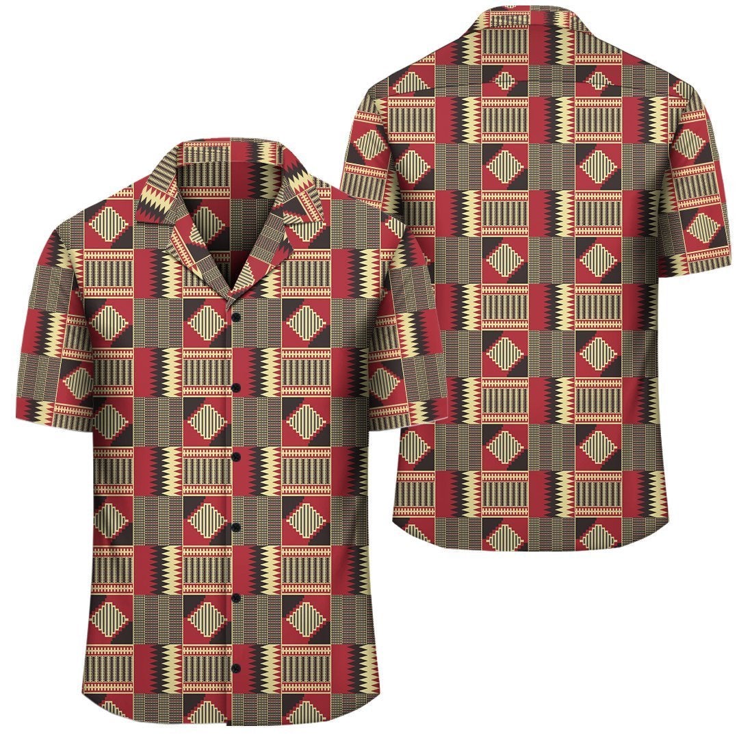 Africa Hawaiian Shirt – Kente Hawaiian Shirt Royal Pattern