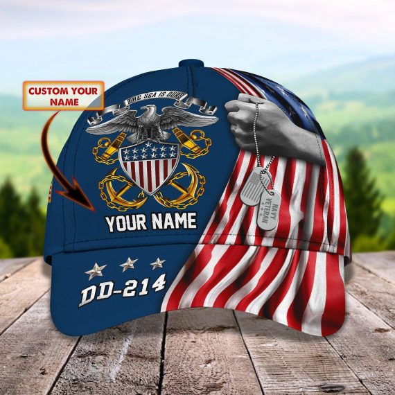 Navy Veteran – Dd 214 – Personalized Name All Over Print Classic Cap ...