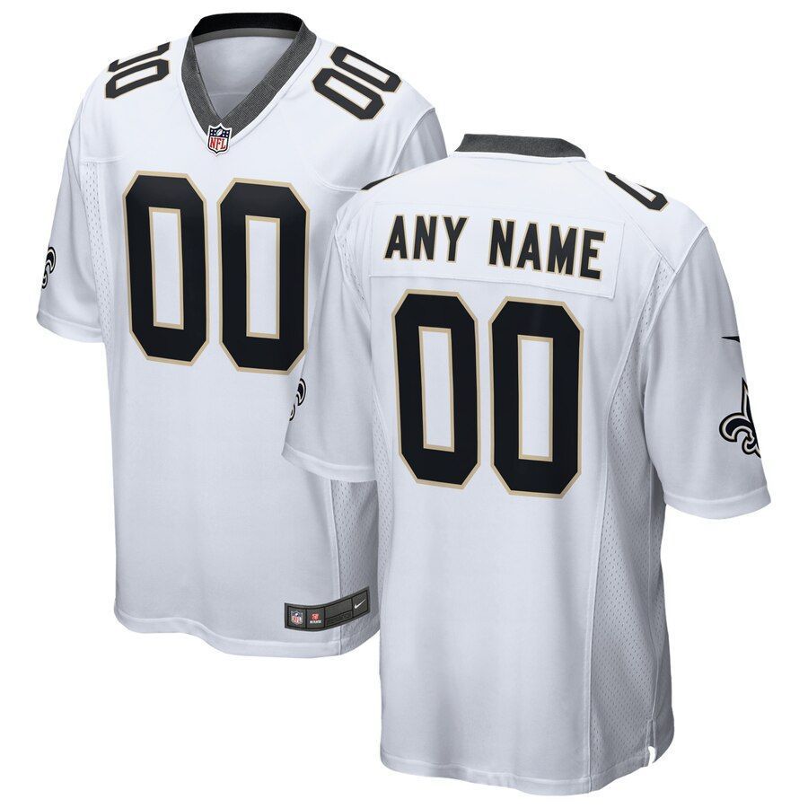 New Orleans Saints Custom Game Jersey White 2019