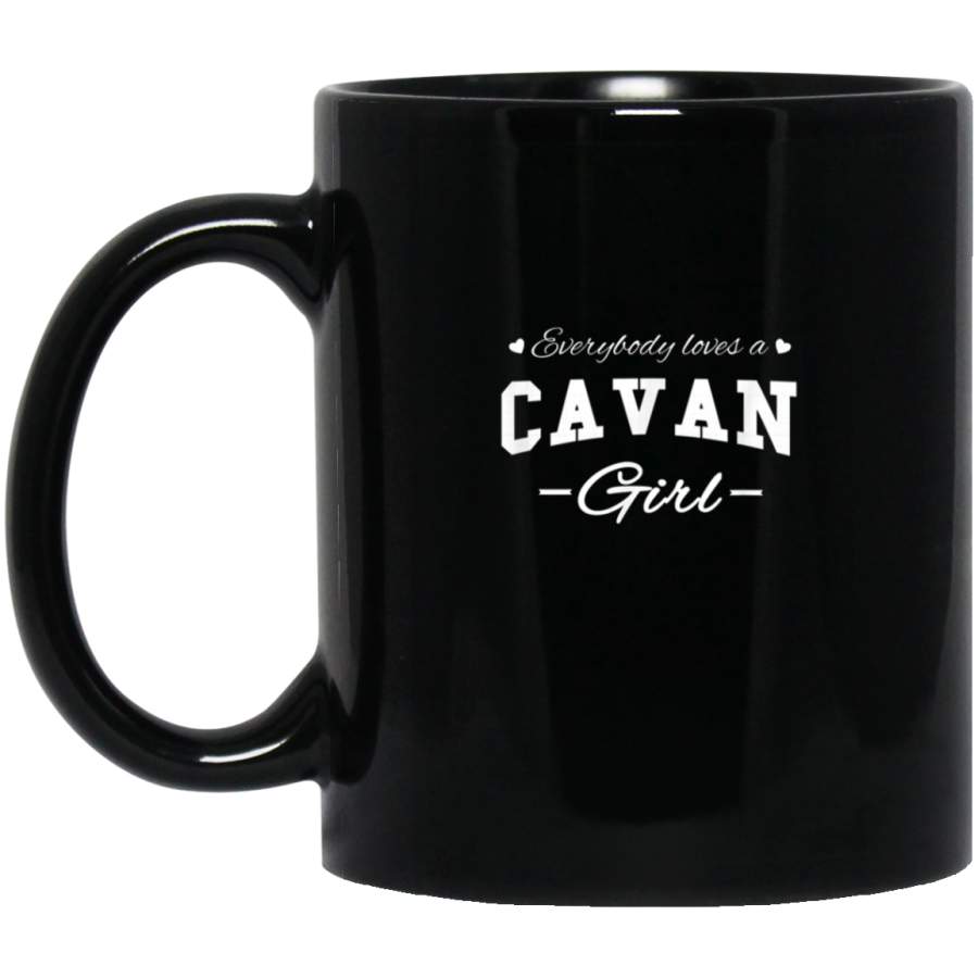 Everybody Loves a Cavan Girl  Vintage Irish Souvenir Mug