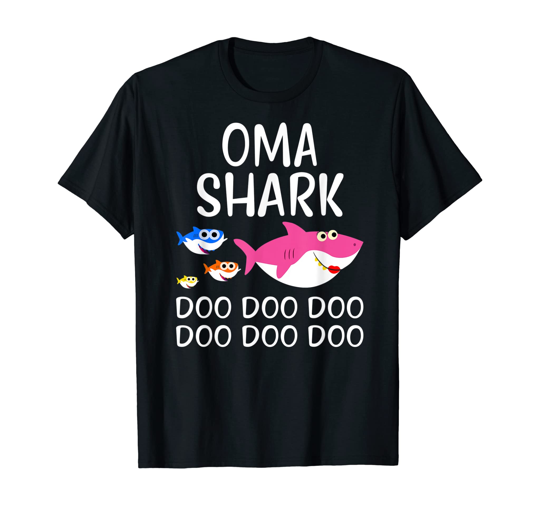 Oma Shark Tshirt Doo Doo Funny Baby Mommy Kids Shirt