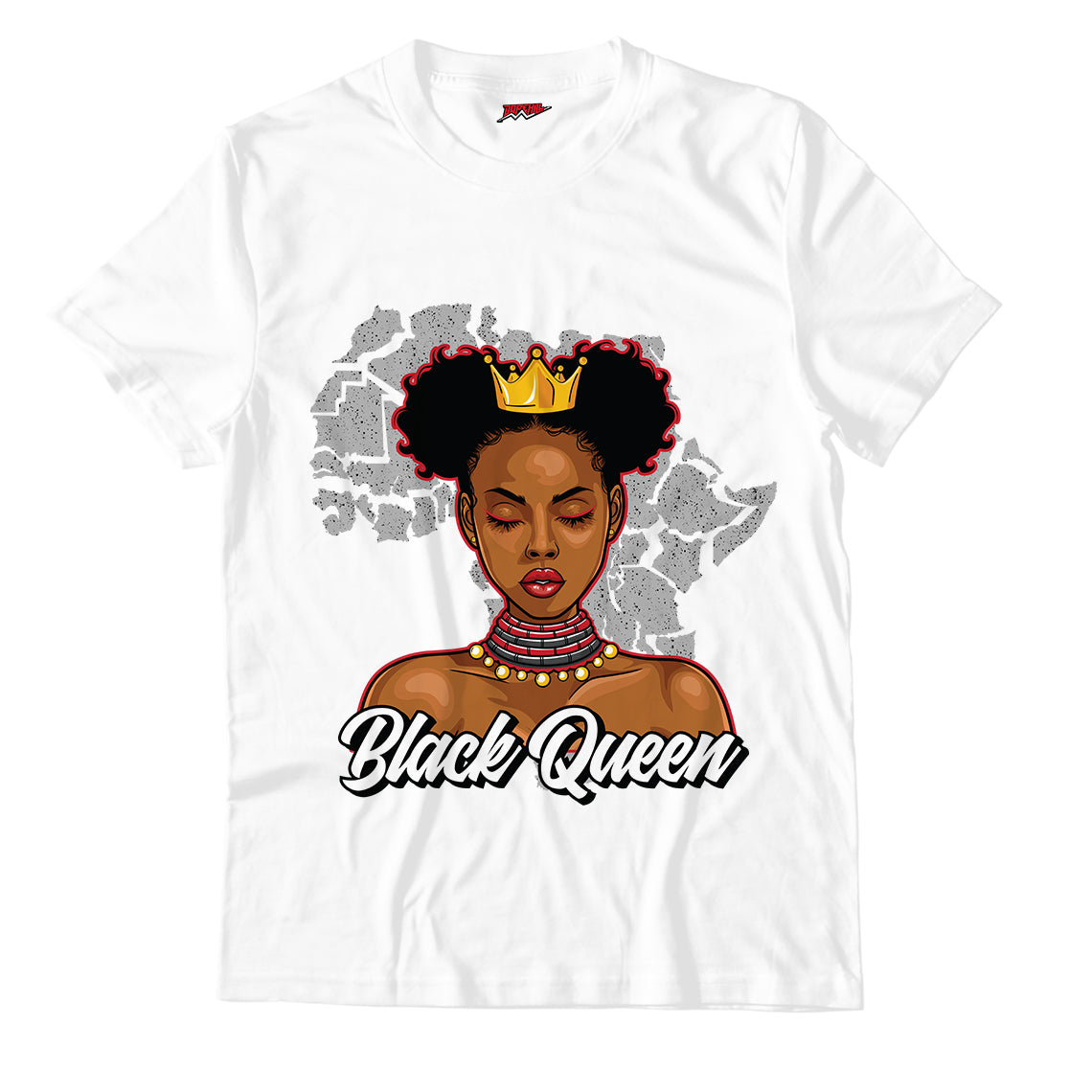 Black Queen Unisex Tshirt Retro Aj4 Golf White Cement