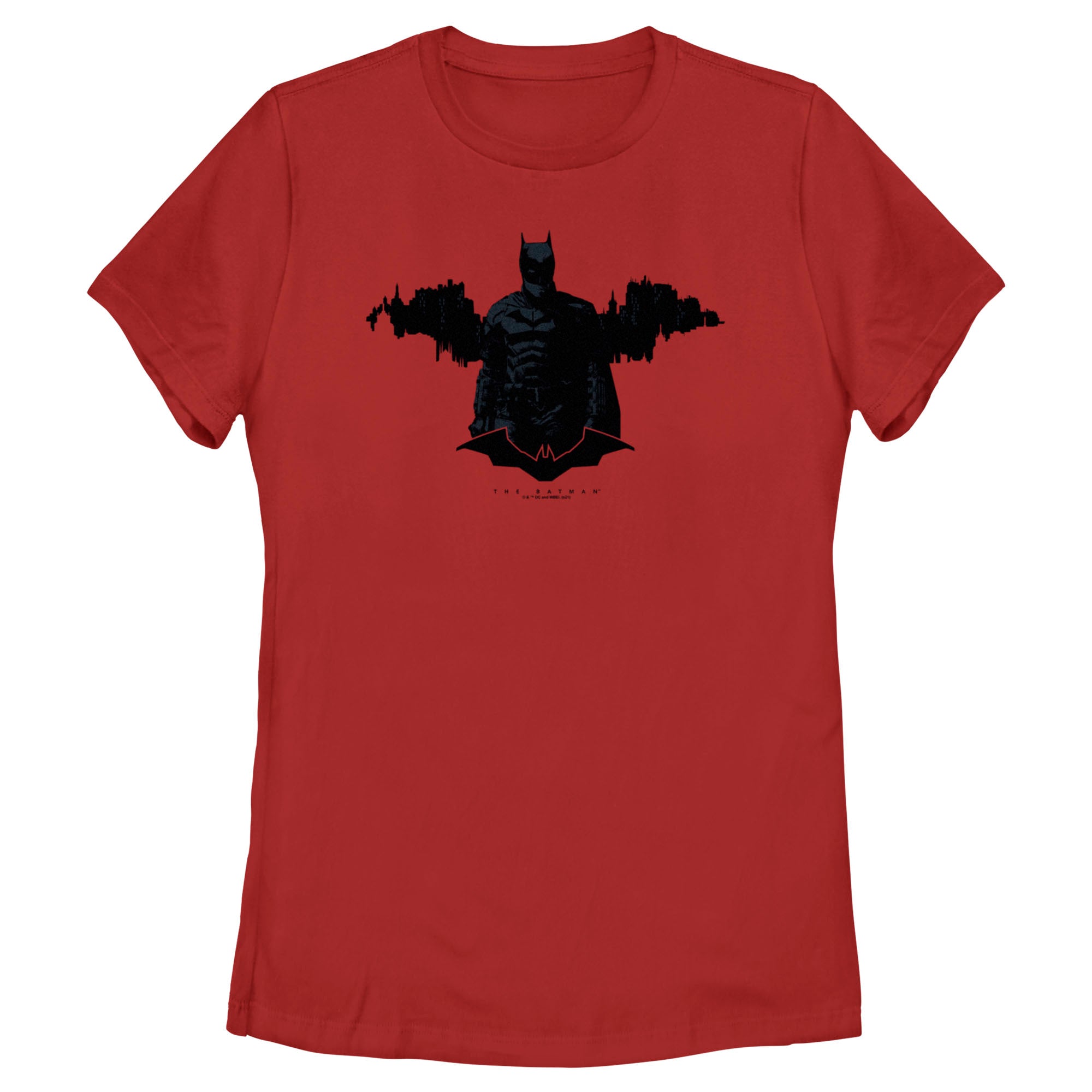 Women’S The Batman Gotham Silhouette T-Shirt