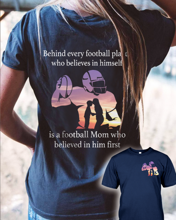 A Special Gift For Football Mom Tshirt Hg