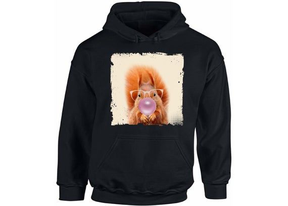 Unisex Hoodie Animal Themed Clothes Squirell Hoodie Animal Hoodie for Woman Hoodie for Him Squirell Lovers Hoodie Squirell Sweater