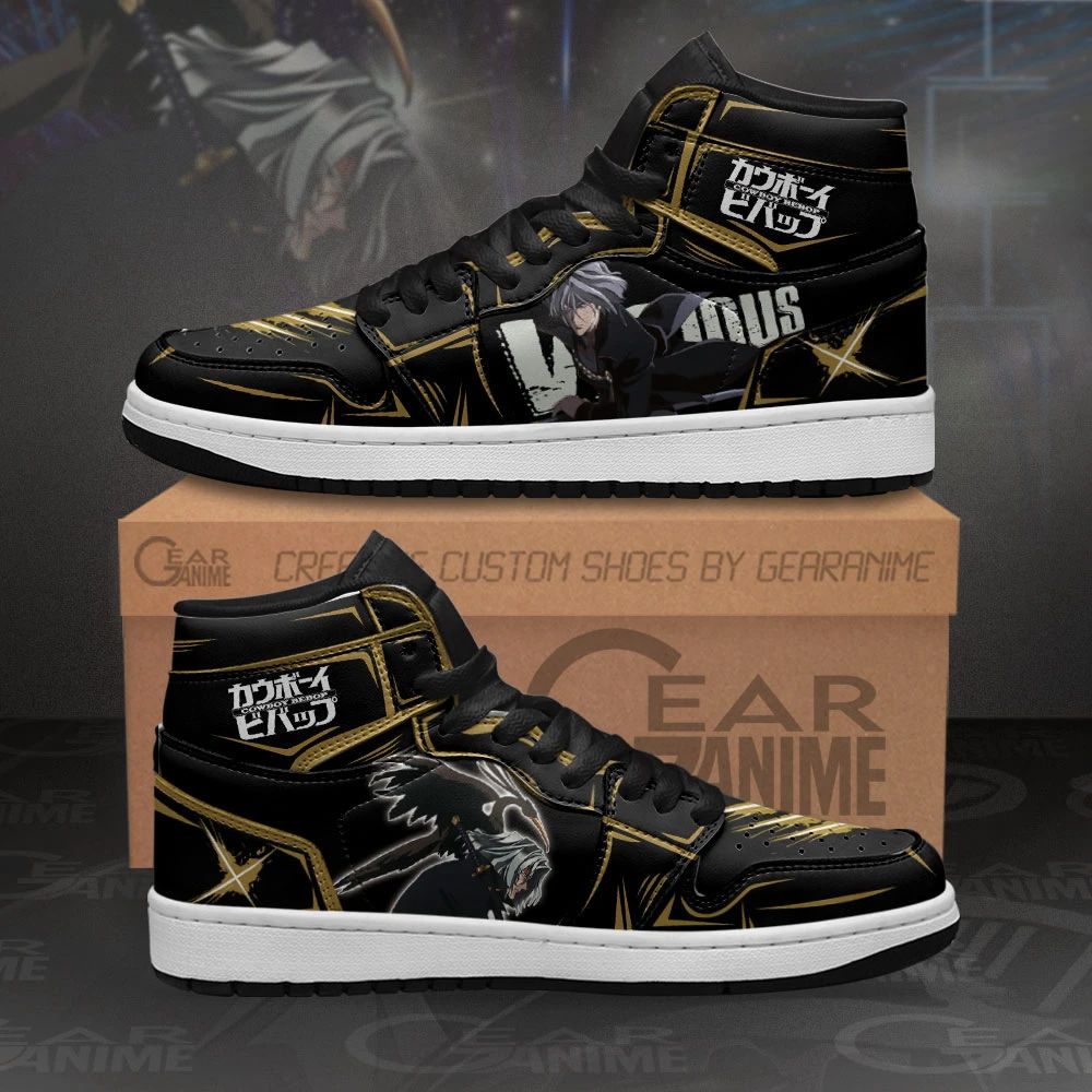 Vicious Sneakers Custom Anime Cowboy Beebop Shoes Unisex Men Women