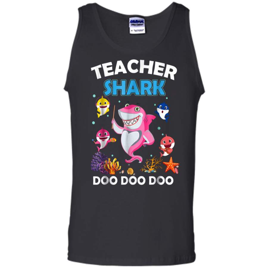 Teacher Shark  Doo Doo Doo Tee Gift For Teachers Tank Top