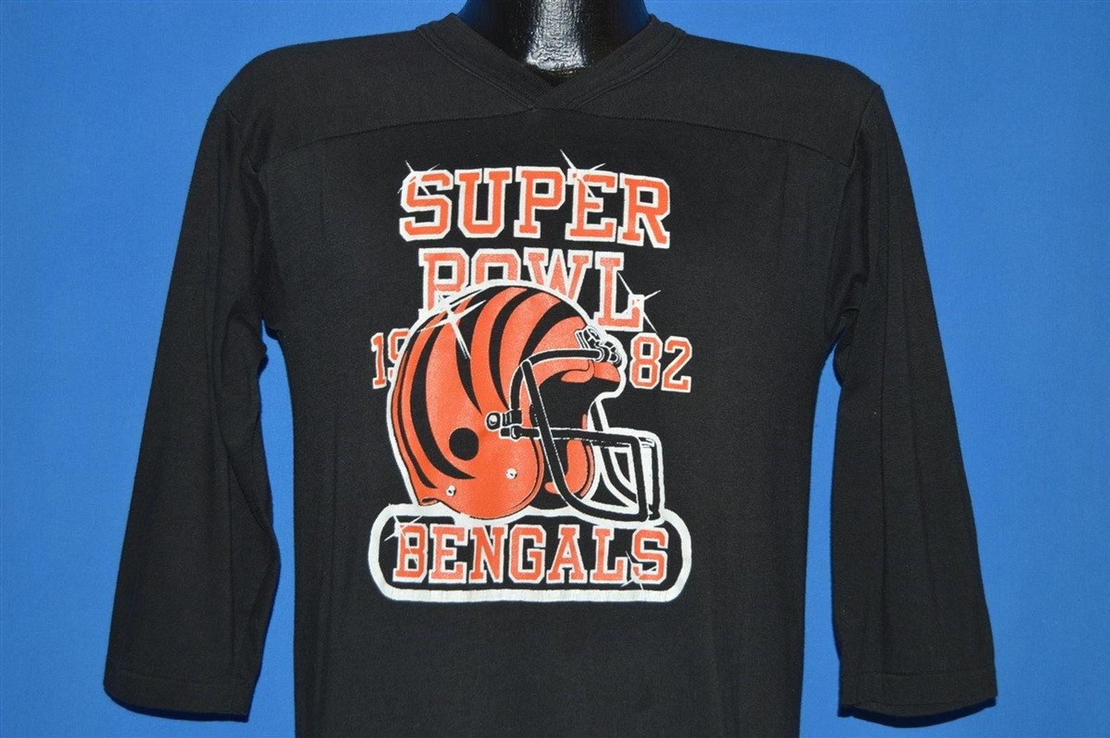 80S Cincinnati Bengals Super Bowl 1982 T-Shirt