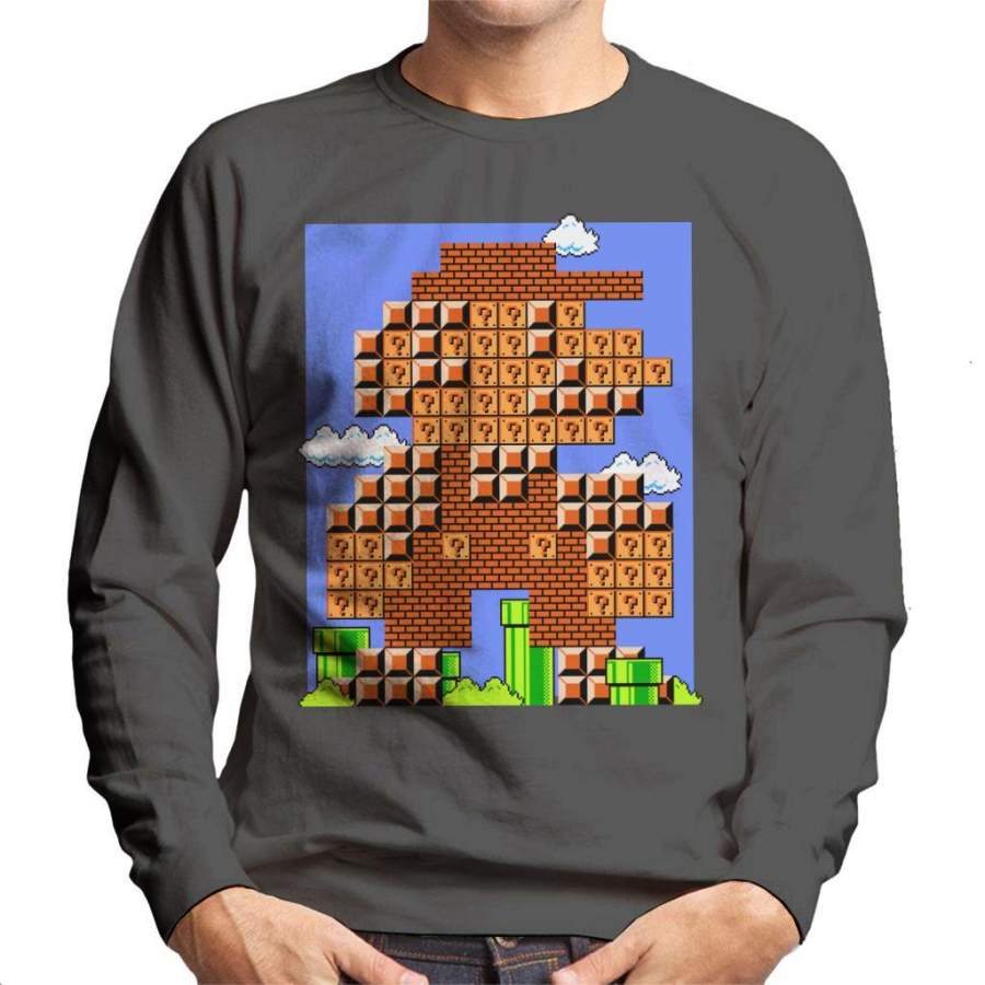 Block Super Mario Bros Men’s Sweatshirt